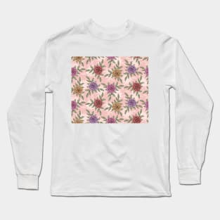 Colorful flowers pattern Long Sleeve T-Shirt